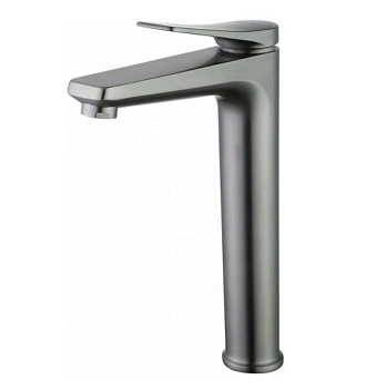 Смеситель LM3709GM BRONX  для умыв. высокий, монолит, графит LEMARK